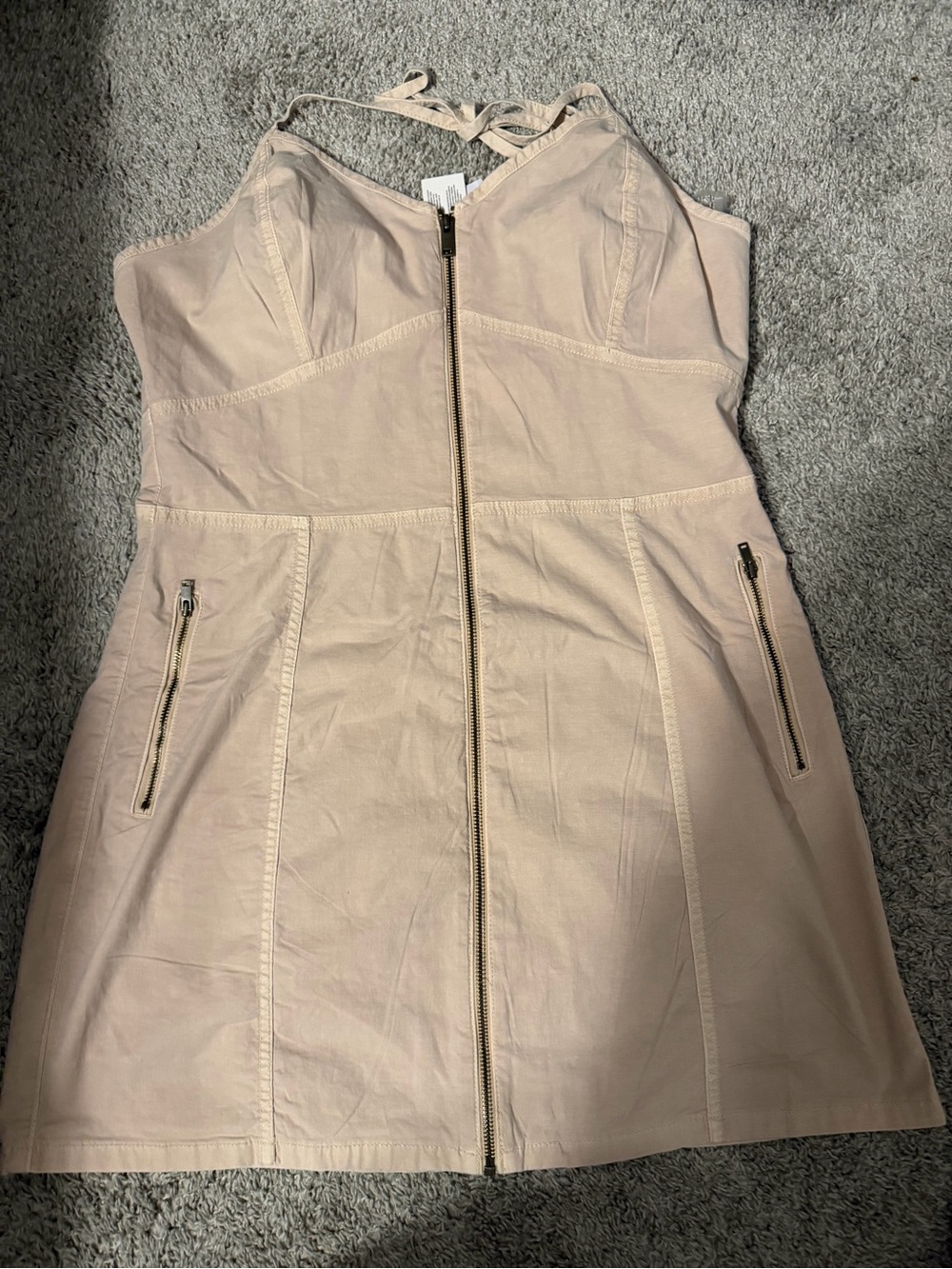American Eagle Zip-Front Mini Dress